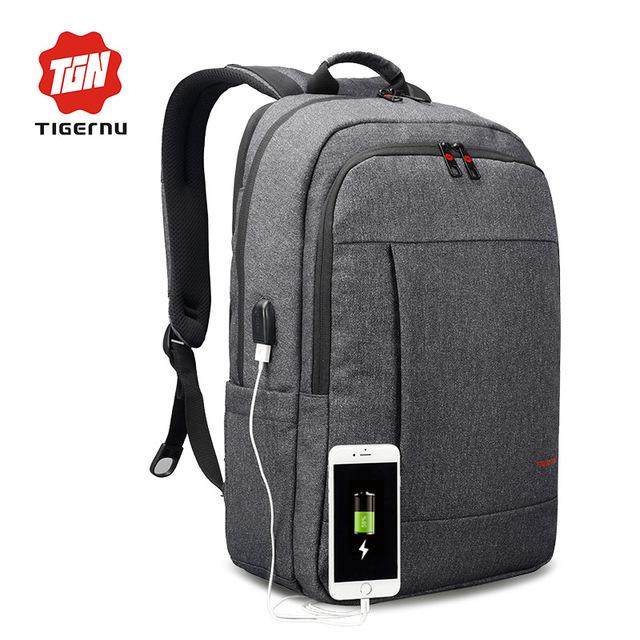 Anti-Thief USB Bagpack - MemoryLeatherworks